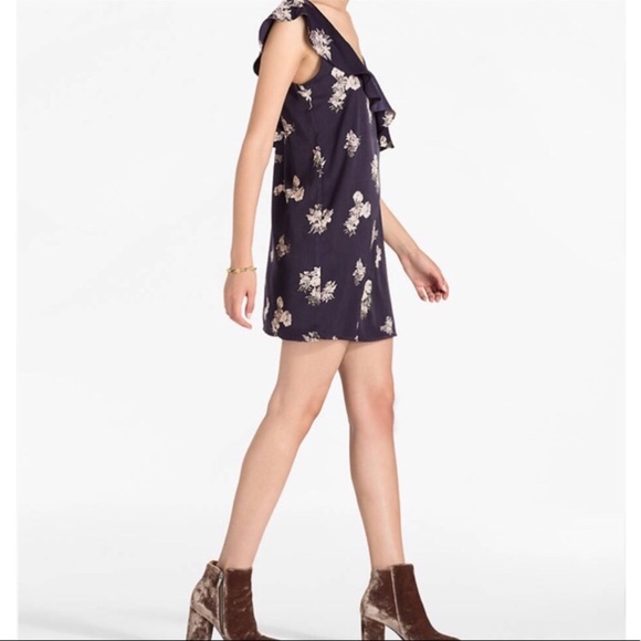 NEW Lucky Brand floral ruffle mini dress (M, L) - Picture 3 of 8